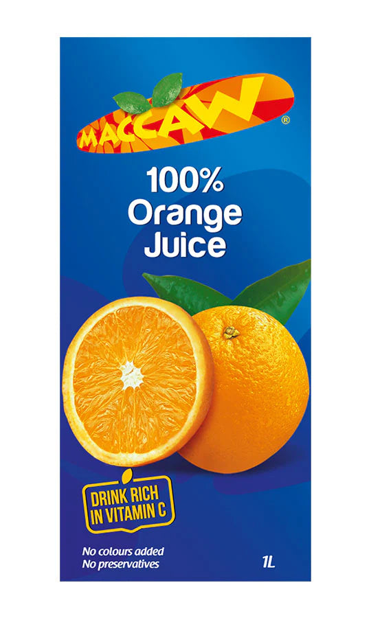 MACCAW 1L CARTON JUICE