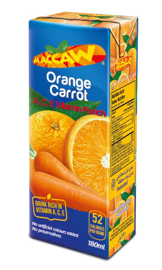 MACCAW 180ML CARTON JUICE