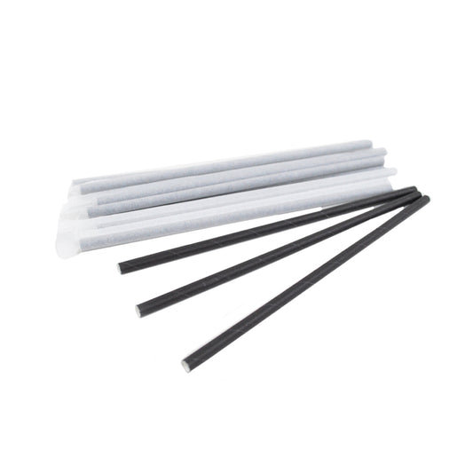 BLACK STRAWS X 200