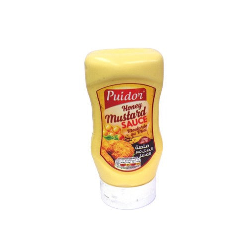 PUIDOR HONEY MUSTARD SAUCE SQUEEZE 321ML*12