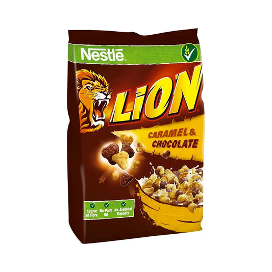 LION CARAMEL AND CHOCOLATE CEREAL 200G
