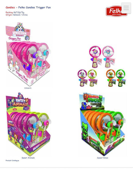 Felko Trigger Fan Sweet Dinos 5g*10