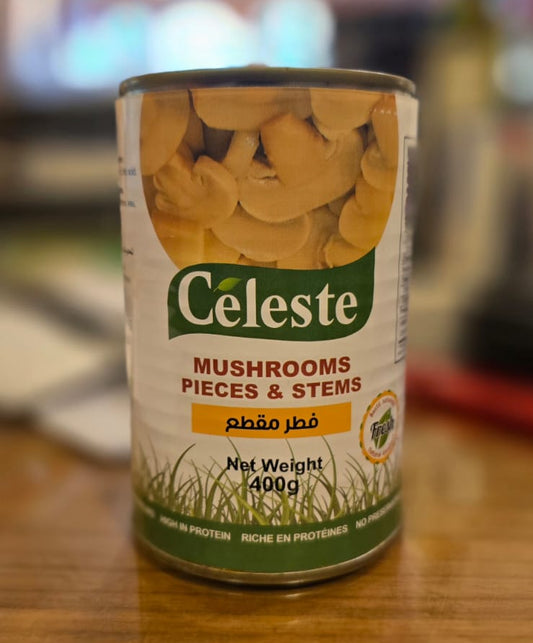 CELESTE MUSHROOMS SLICES 400G