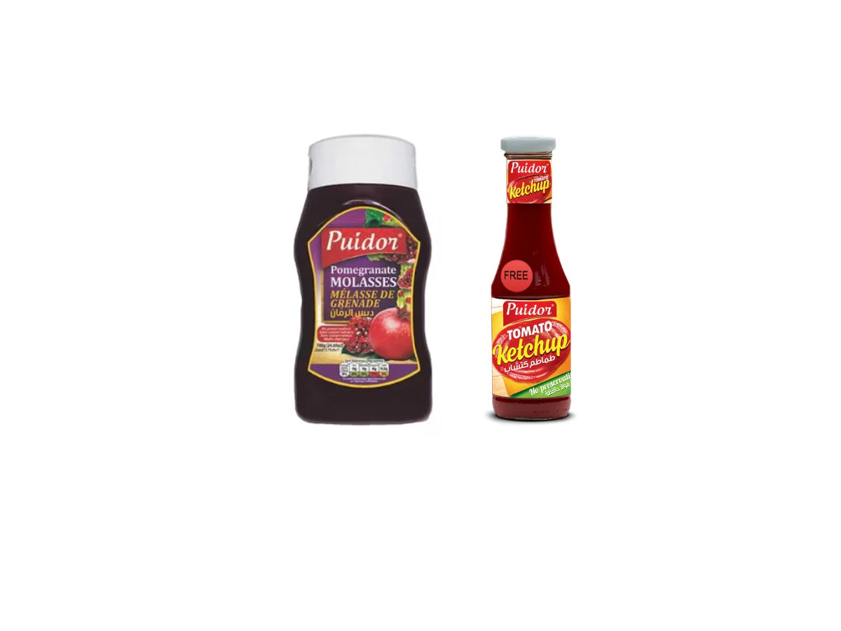 puidor offer pomogranate and ketchup