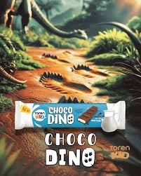 TOREN KID CHOCO DINO MILK CHOCO BAR 30GX24