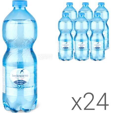 SAN BENEDETTO SPARKLING WATER 330ML X 24
