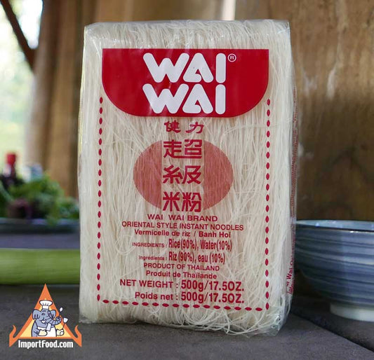 WAI WAI RICE NOODLES 500G